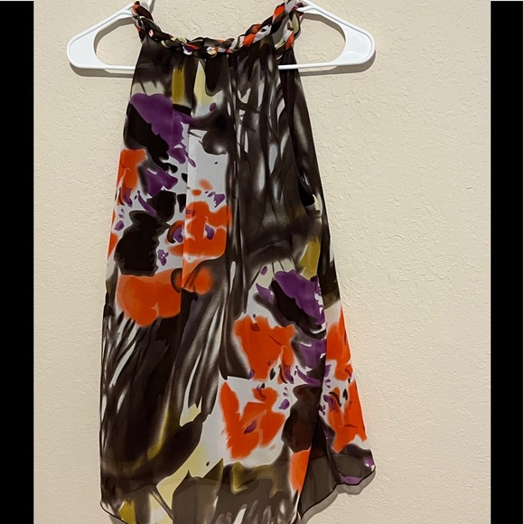 EUC Multi-print sleeveless Cato Top. - Picture 6 of 7